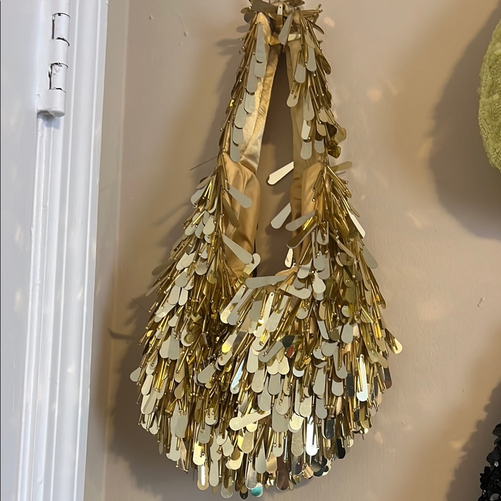 Glamorous Gold Sequin Bag